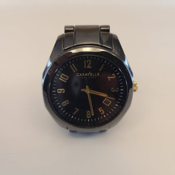 Caravelle 45M109 Women's New York Black Dial Black Ceramic Bracelet Watch - Picture 2 of 7